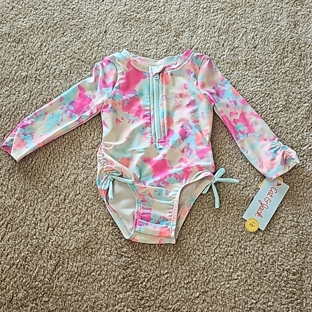 Baby Girl Swimsuit 12M Tie Dye
